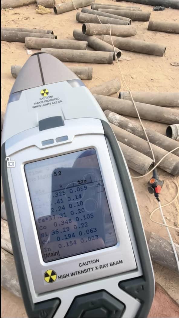 XRF Verified – Ni 36.29% / Fe 37.31%